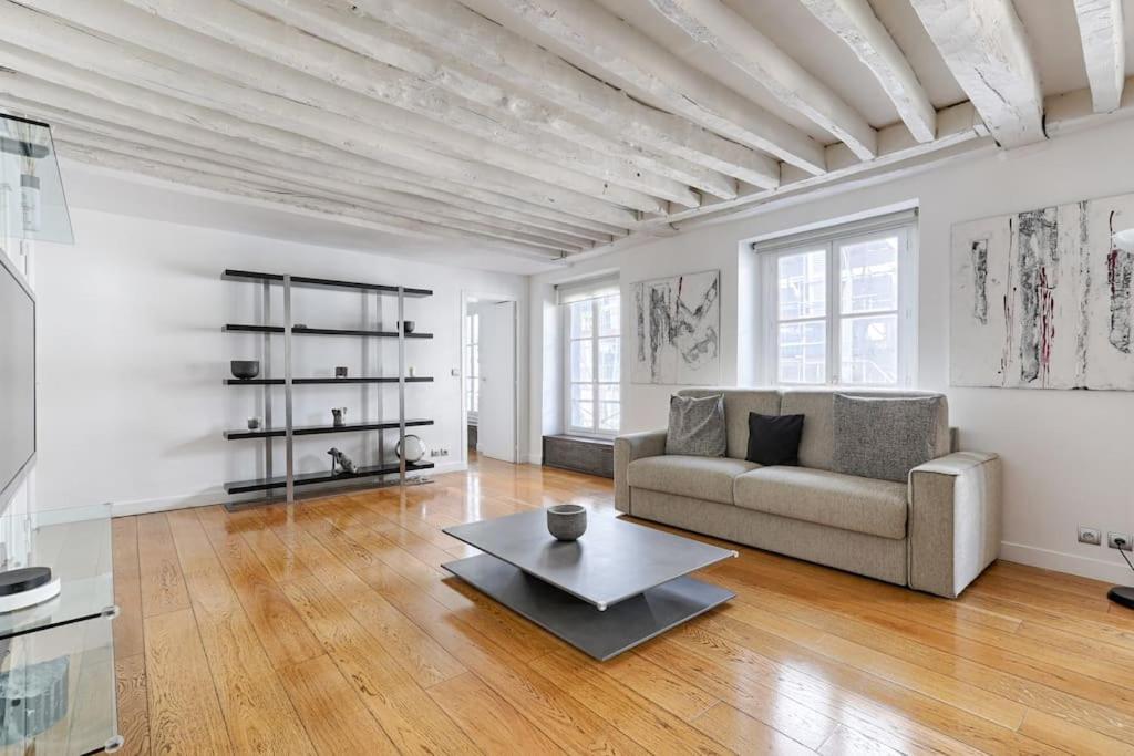 Marais Historical Center Charming Apartment 1Br Paris Exterior foto