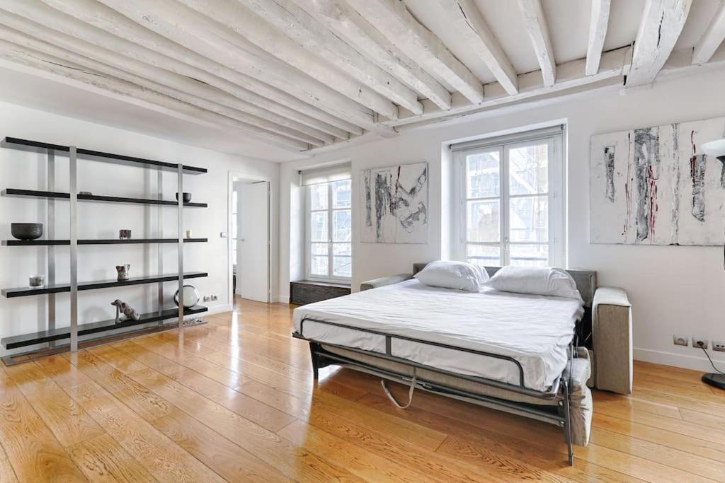 Marais Historical Center Charming Apartment 1Br Paris Exterior foto
